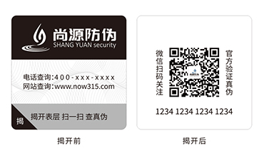 双层防伪标识