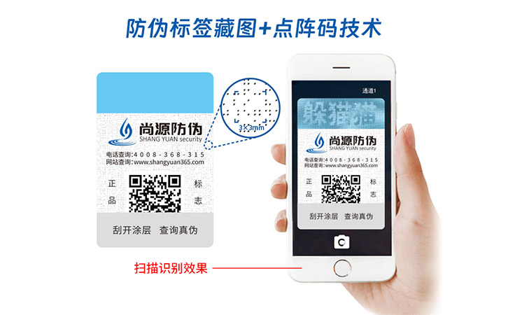 隐形藏图防伪技术